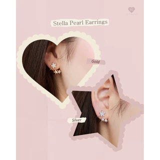 Socrush.bkk | STELLA PEARL earrings | SE-043 | ต่างหู ดาว มุก เพชร
