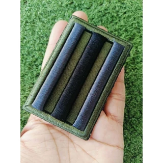 อาร์มปักธงชาติไทย ปักแบบนูน3 มิติ ขนาด5*7.5 cm. พร้อมส่ง