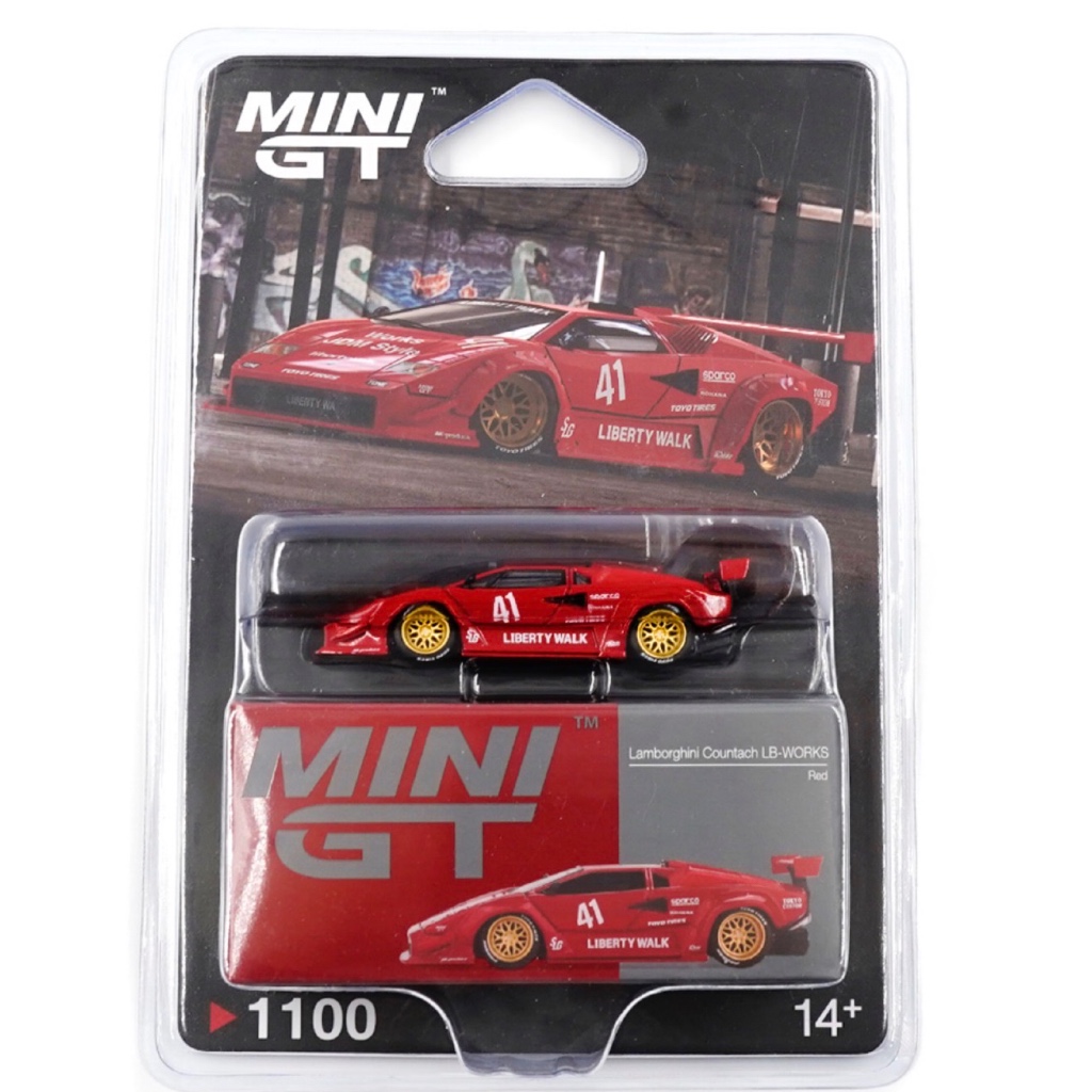 MGT01100-BL - LAMBORGHINI COUNTACH LB-WORKS RED LHD BLISTER PACKAGING - รูปที่ 3