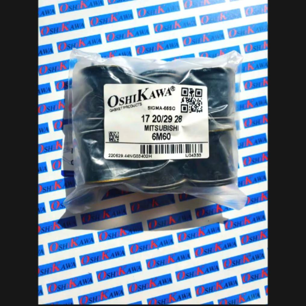 ยางรองหัวฉีด 1set มี 6ตัว มิตซู ฟูโซ่ 6M60 6M61 คุ้มค่า ทนทาน ราคาประหยัด Fuso plug injection seal ,insulator seal rubbe