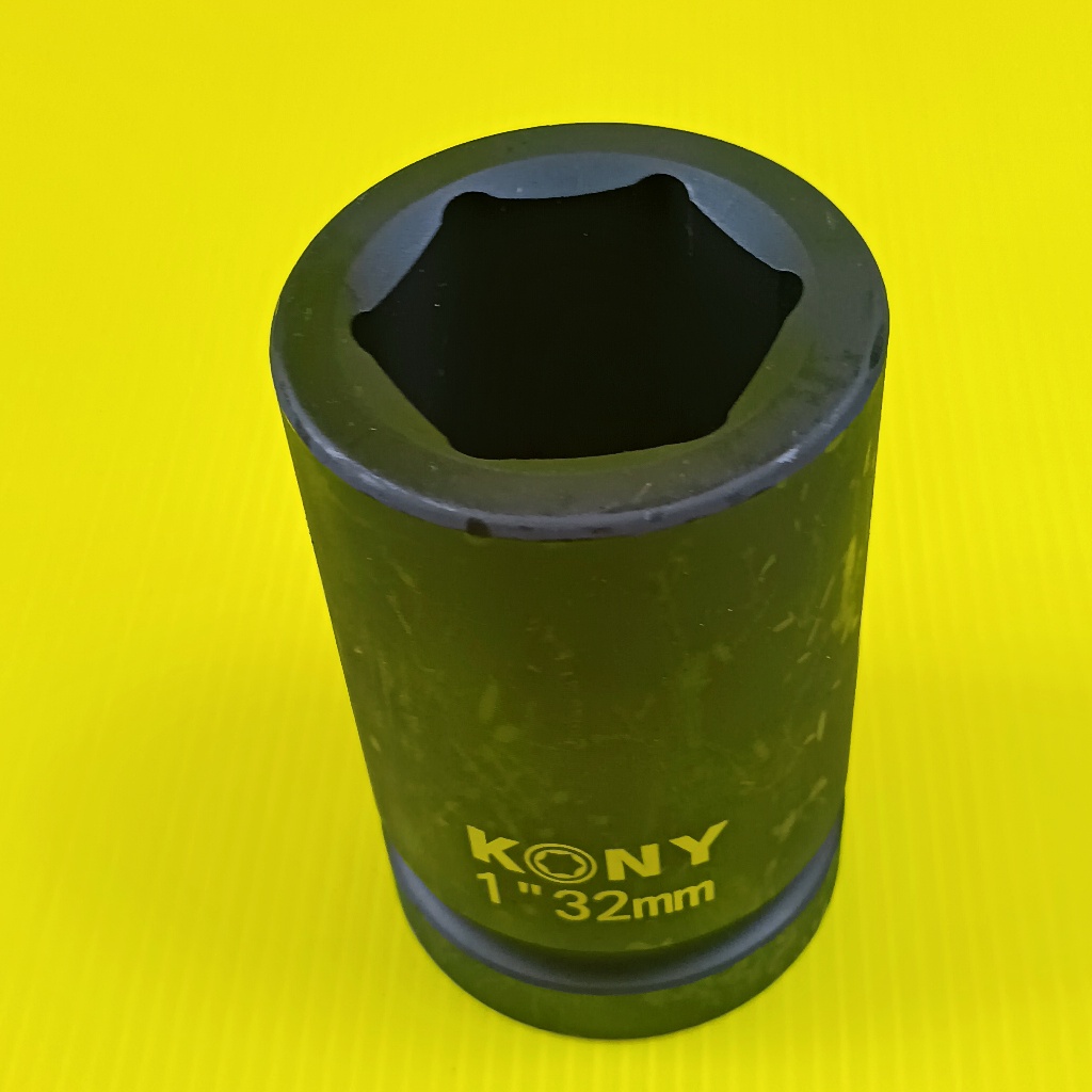 KONY ลูกบล็อกลม ลูกบล็อกยาว1 นิ้ว เบอร์  32 มม. งานหนัก CR-MO สำหรับรถบรรทุก ราคา ถูกที่สุด ดีลบีเคเค แกลเลอรีภาพที่ 5