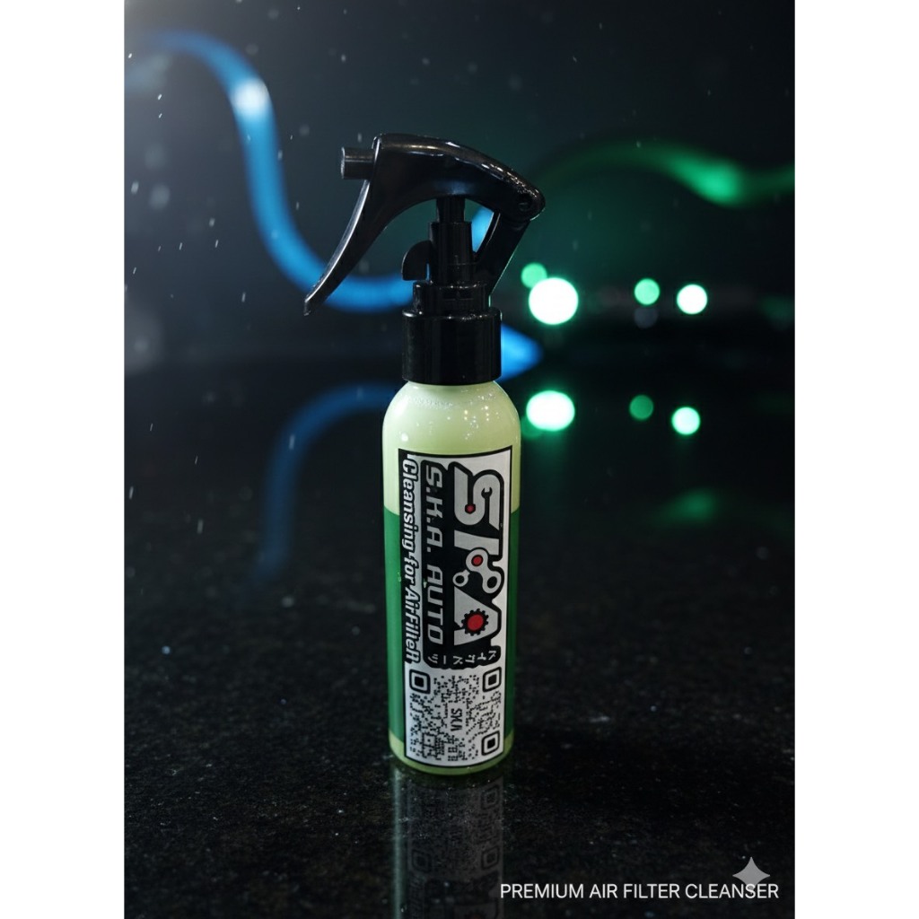 น้ำยาล้างกรองแสตนเลส พร้อมเคลือบในตัว SKA Cleansing Air Filter 120 ml. 1 ขวด