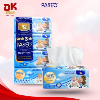 (live) [ เซ็ต 4 แพ็ค ] กระดาษเช็ดหน้า Paseo ขนาด 130 แผ่น หนา 3 ชั้น นุ่ม 3 เท่า (4 แพ็ค บรรจุ 16 ห่อ)