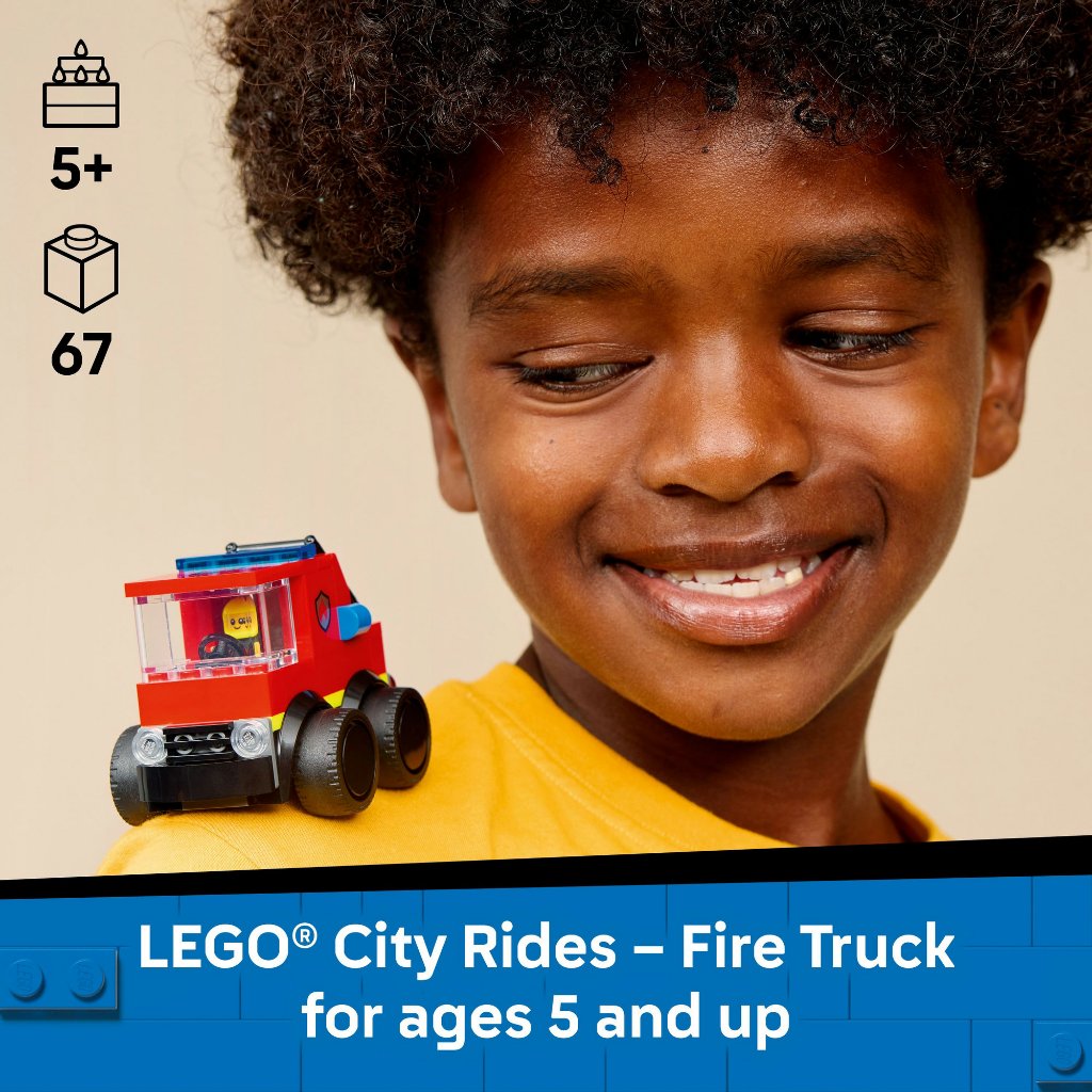 LEGO City ‏60482 سيارة إطفاء (67 قطعة) — صورة 5