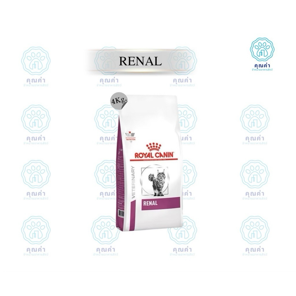 RoyalCanin (Renal cat) (4Kg)อาหารสำหรับแมวโรคไต