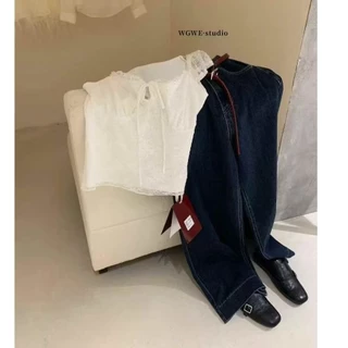 ✅️พร้อมส่ง* จาก🇹🇭 TAG :WG.WE เสื้อแต่งลูกไม้ ซับผ้ายืดด้านหน้า-หลัง สวยแซ่บ ดูแพง