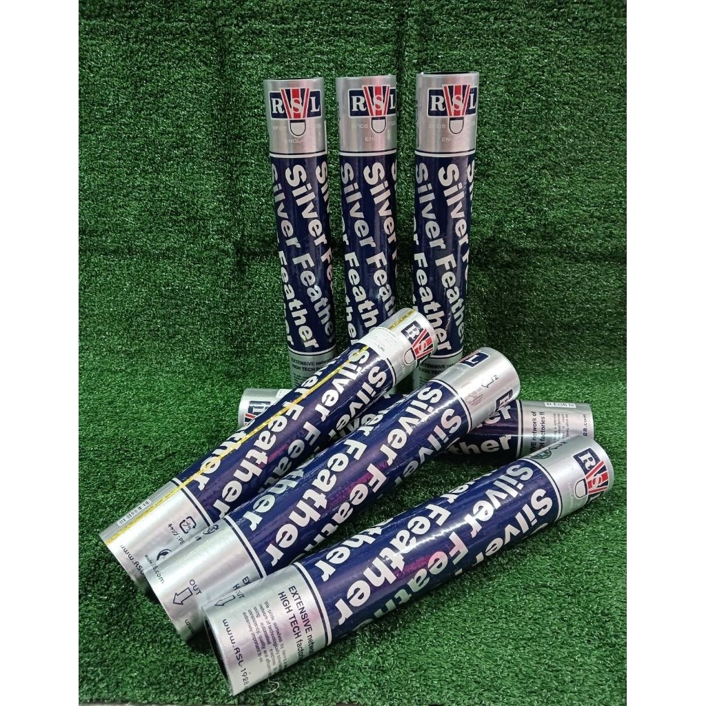 12 ลูก ลูกแบดมินตัน RSL Silver Speed 75 (ของแท้​ 100%)