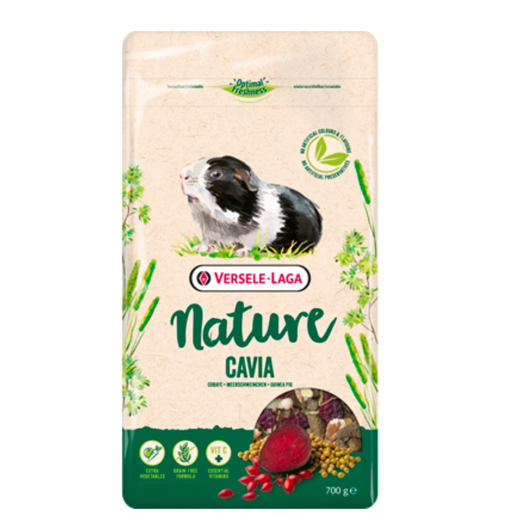 Versele-Laga Nature Cavia อาหารหนูแก๊สบี้ ธัญพืชเพิ่มผักสด ผลไม้และสมุนไพร ขนาด 700g-2.3kg