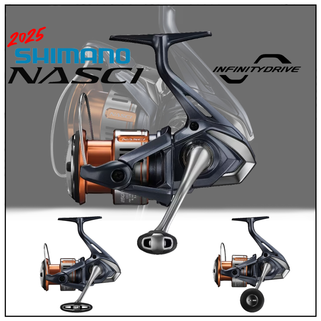 รอกสปิน Shimano - Nasci 2025 ของแท้ 100% มีประกัน