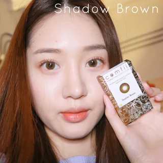 Comfii Contactlens คอนแทคเลนส์ Hyaluron รายเดือน Made in Korea รุ่นShadow Brownใหญ่กว่าตาดำ บิ๊กอาย