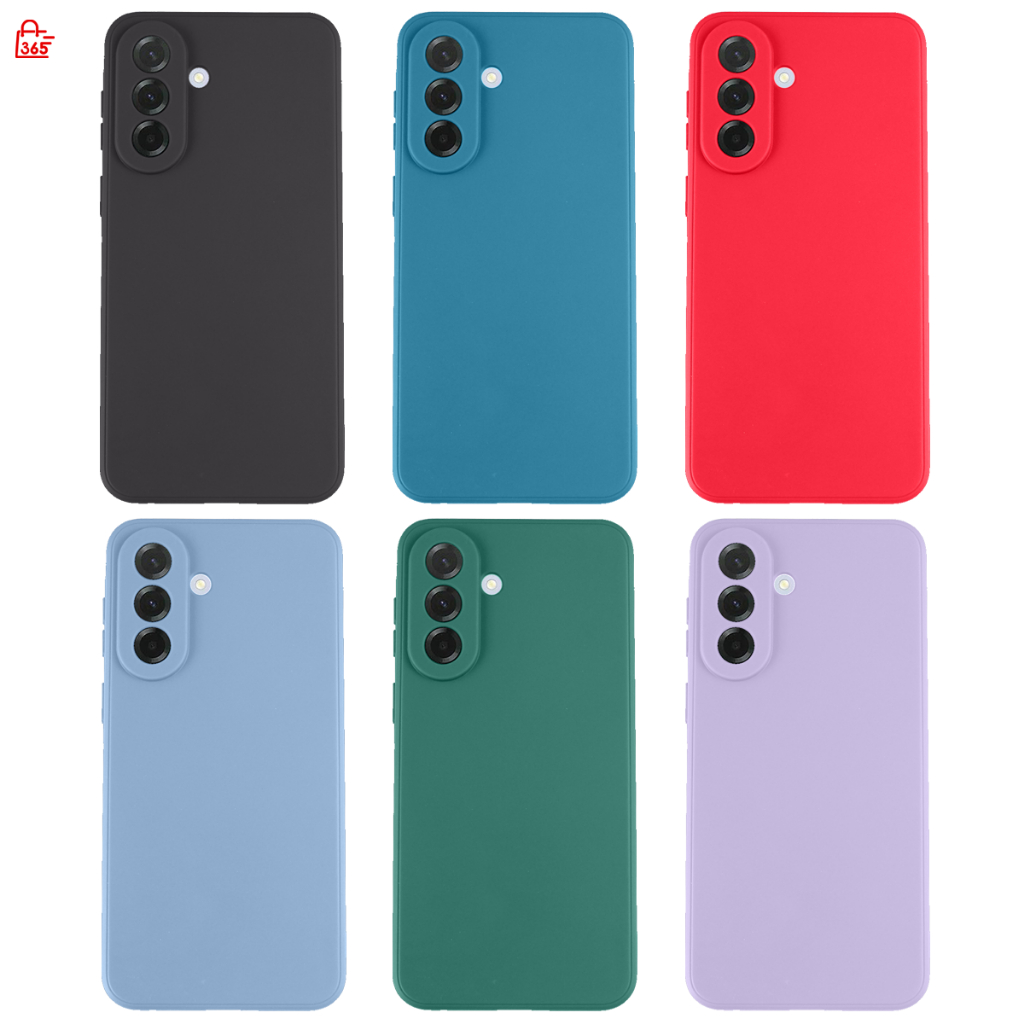 เคส สำหรับ Samsung Galaxy A57 5G เคสซิลิโคนนิ่ม สีพื้น กันกล้อง TPU บาง