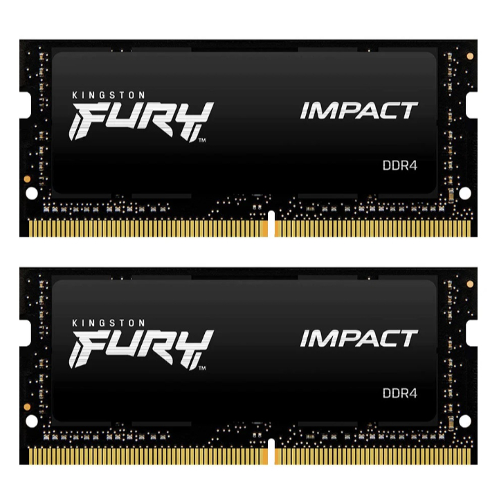 แรม RAM NOTEBOOK DDR4/3200 32GB KINGSTON FURY IMPACT (16GBx2) 32GB BUS3200 ประกัน LT