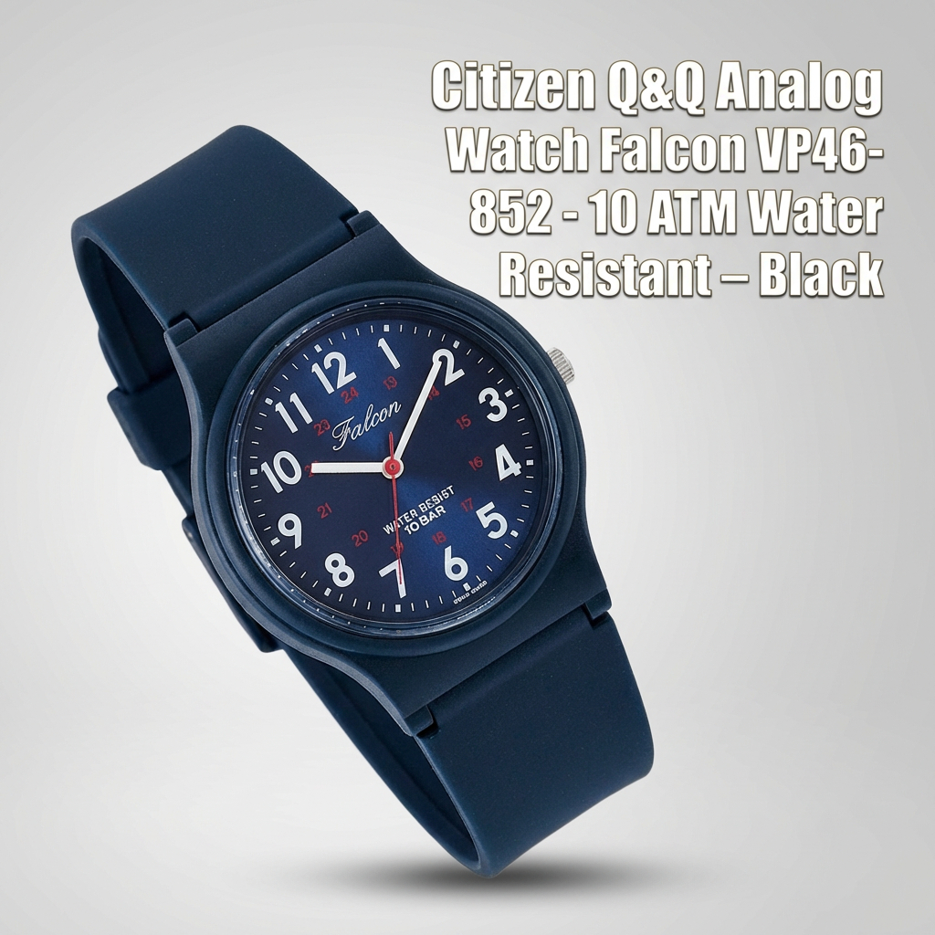 [Citizen Q&Q] Analog Waterproof Watch with Urethane Band, VP46 Series 2