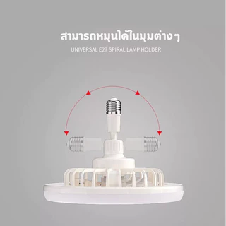 GLEAMS โคมไฟพัดลมเพดาน นํา ไฟพัดลมอโรมาเทอราพี โคมไฟเพดาน พัดลมเพดาน พัดลมติดเพดานพร้อมหลอด 3อิน1 ปิดเสียง ไฟพัดลมเพดาน