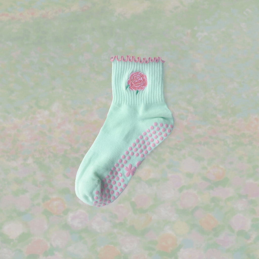 Maison Giverny x Pammy’s Palette Grip Socks ถุงเท้ากันลื่น ถุงเท้าโยคะ พิลาทิส