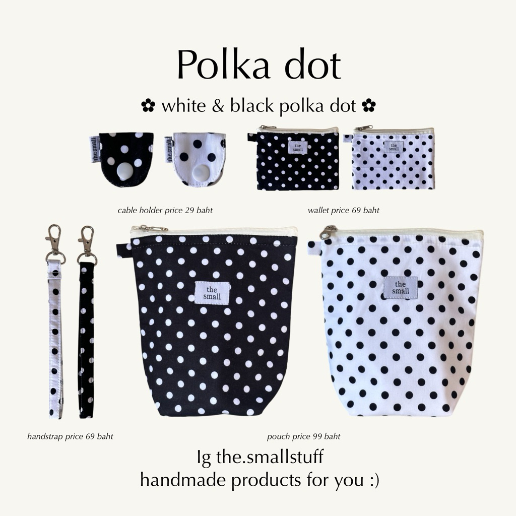 polka dot product | กระเป๋าตังค์ , ที่จัดระเบียบสายชาร์จ , อื่นๆ by the.smallstuff