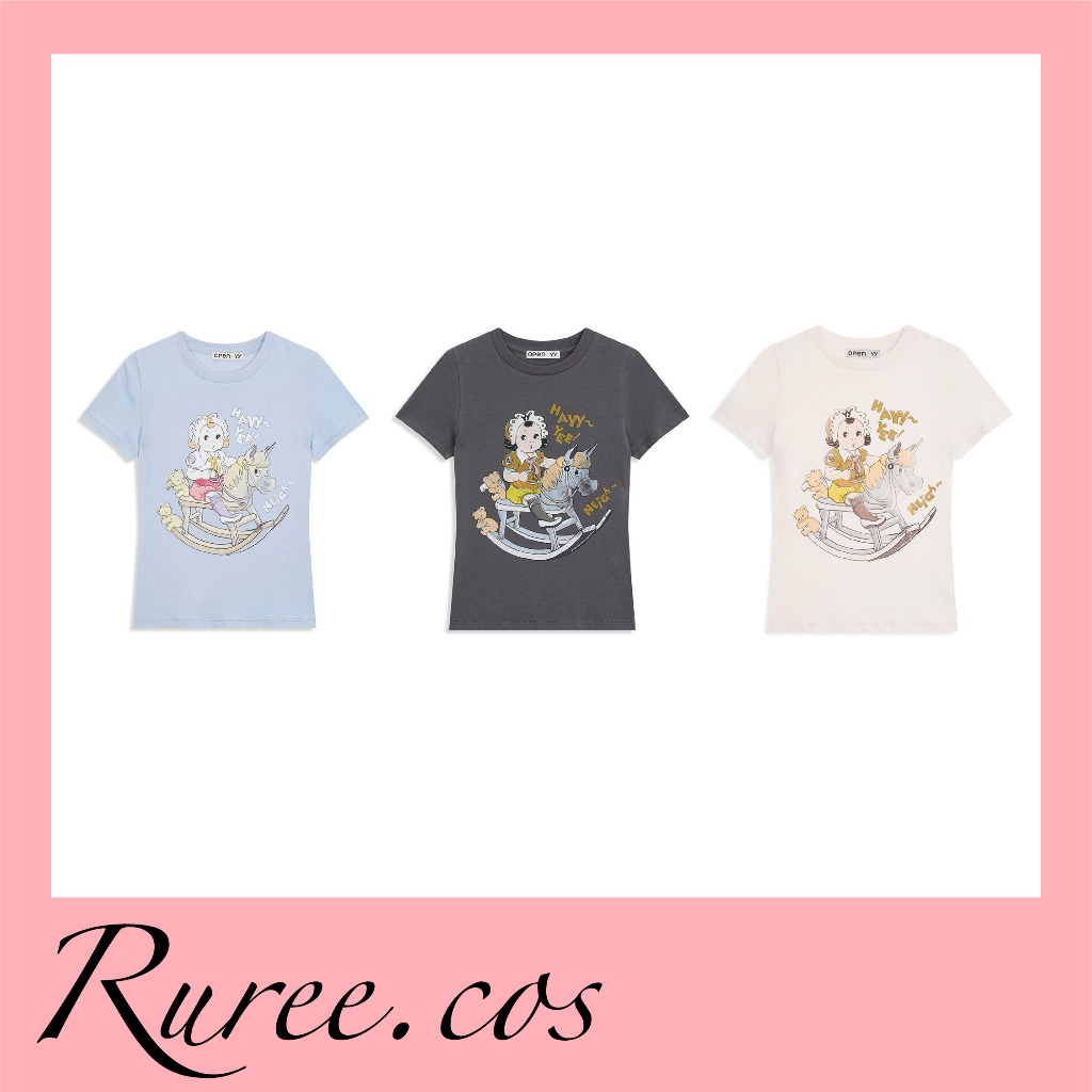 [พร้อมส่ง/ของแท้] Open YY - Rocking Baby Tee
