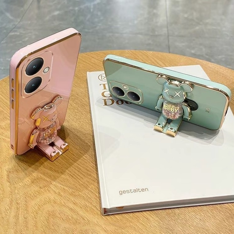 เคส ขาตั้ง น้องหมี  สำหรับ OPPO A6T A6 A6X A6PRO A3 A3X A5i A5X A5PRO A5 A3PRO เคส น้องหมี ตั้งได้ หมุนได้ น่ารัก ส่งไว