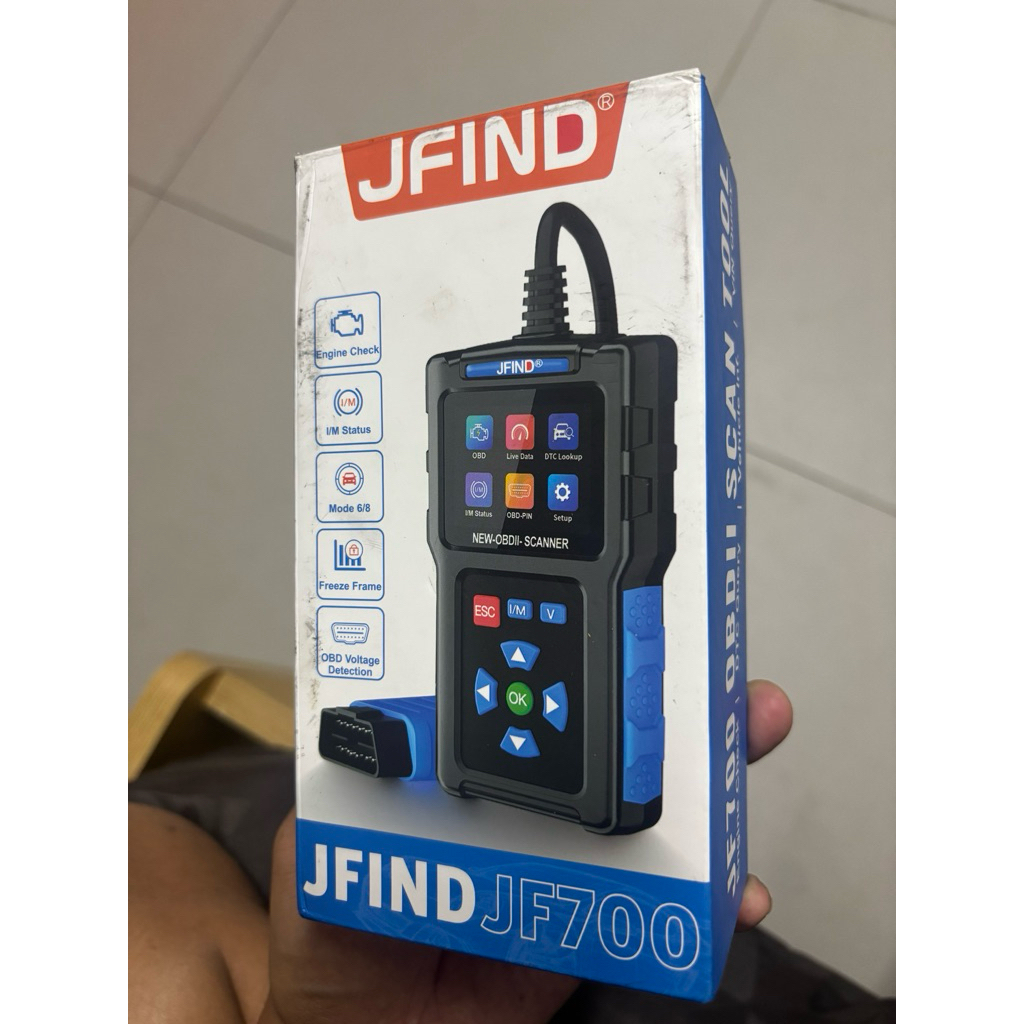 เครื่องสแกนเนอร์ JFIND JF700 OBD2 สำหรับรถยนต์