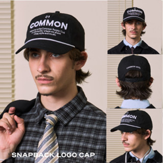 CU Common Until - SNAPBACK LOGO CAP  ( Black )  Rope Cap หมว…