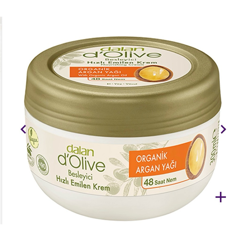 Dalan d’Olive Organic Argan Oil Nourishing Cream300ML