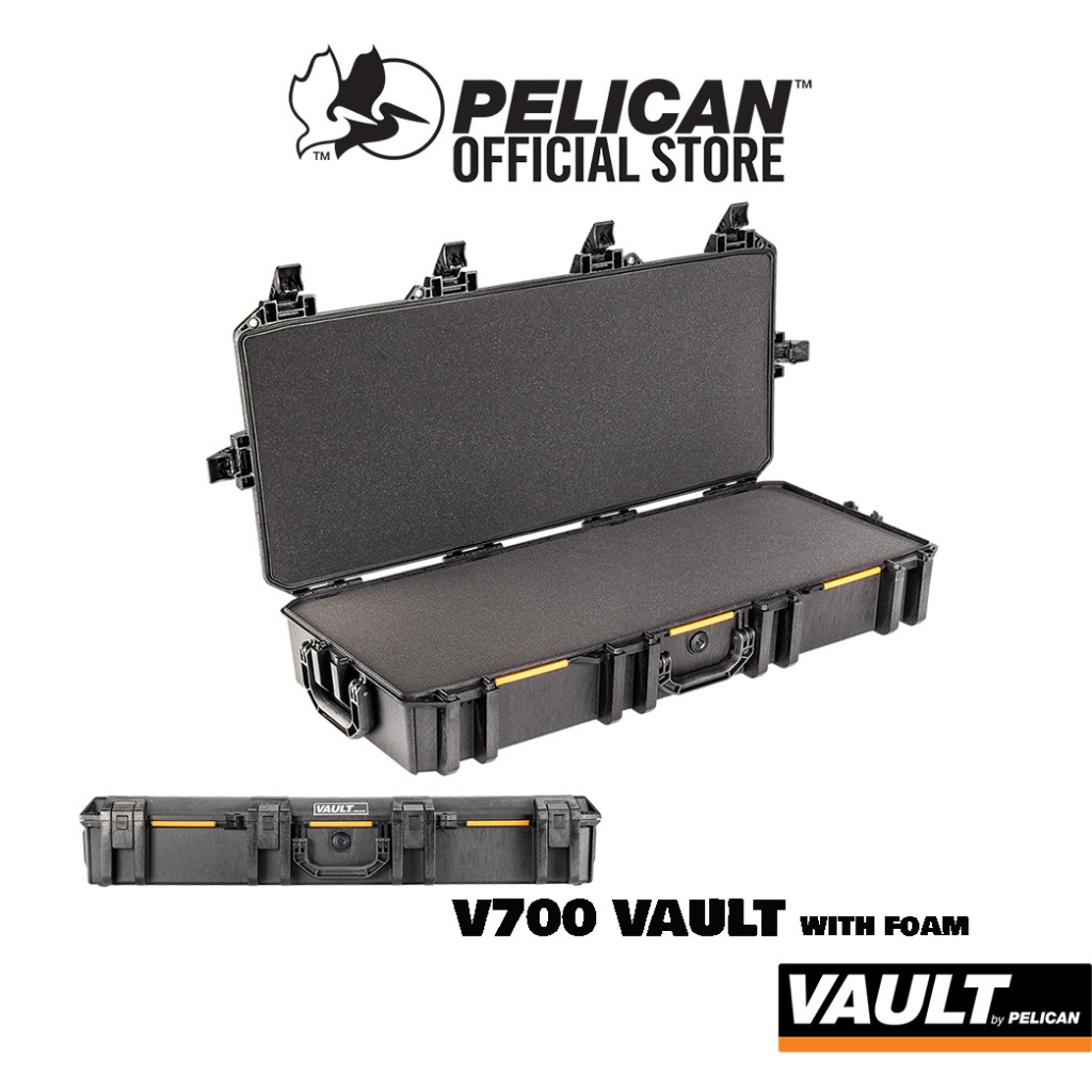 Pelican V700 Vault Tactical Case with Foam - กล่องกันน้ำกันกระเเทก