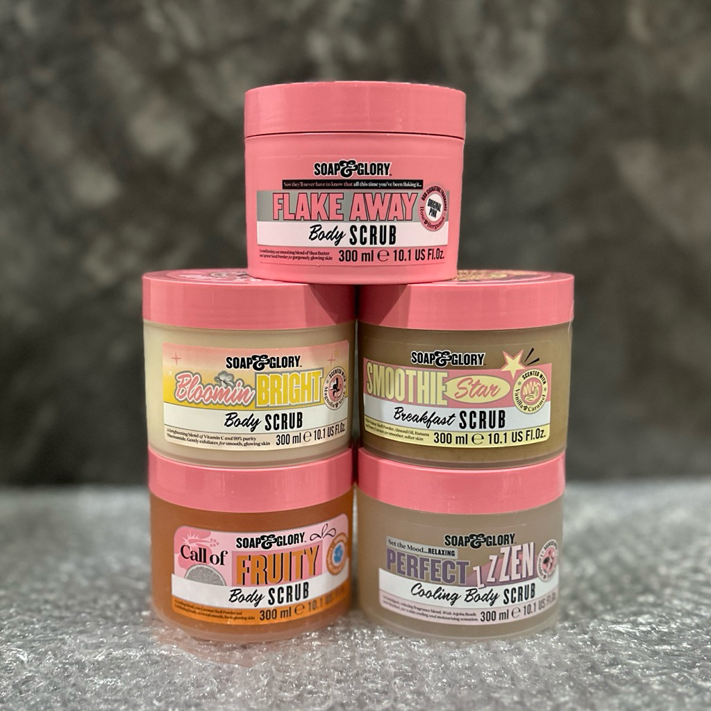 สครับขัดผิว โซพ แอนด์ กลอรี่ Soap&Glory Scrub Flake Away / Breakfast Scrub / Body Scrub 300 ml.