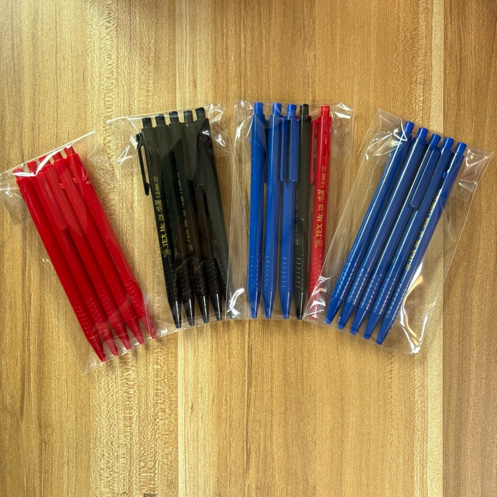 ปากกาลูกลื่น TEX MC228 หัว 1.0 มม.