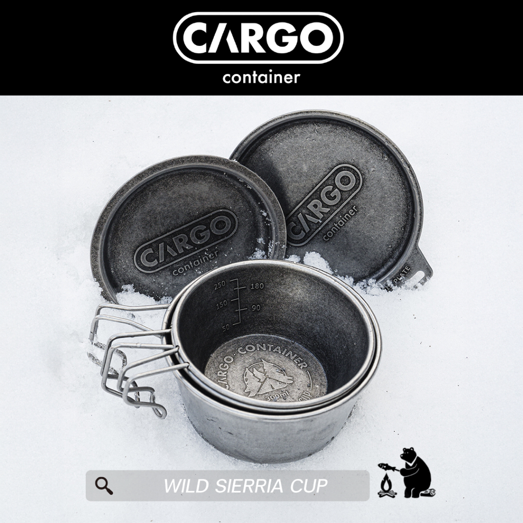ถ้วย จาน สแตนเลส SIERRA & WILD PLATE - Cargo Container
