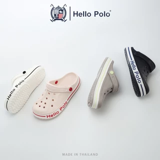 Hello Polo รองเท้าหัวโต รองเท้าแตะ EVA นุ่มเบา ใส่สบาย กันลื่น ดีไซน์สปอร์ต ระบายอากาศได้ดี HP8065