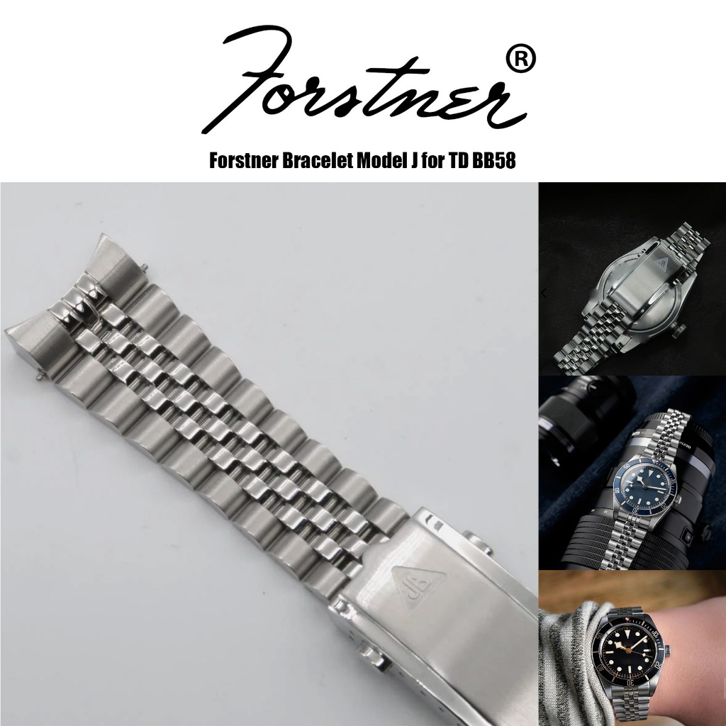 สายนาฬิกาแบบเหล็กรุ่น Forstner Bracelet Model J for TD BB58