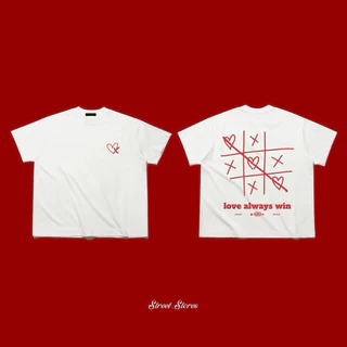 เสื้อBoxy fit crop คอฟิต (Loving you)