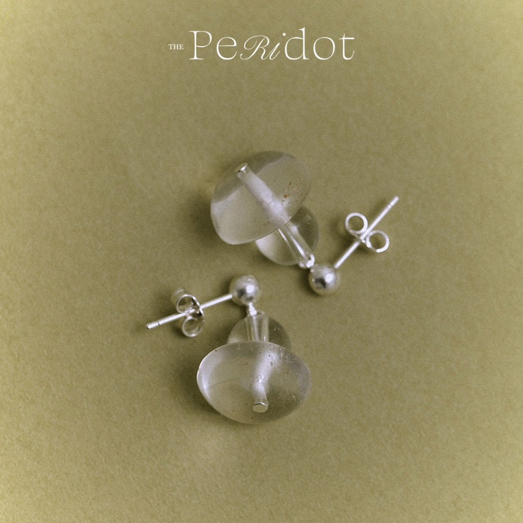 Jello Earrings - Clear Quartz - ขจัดพลังงานลบ