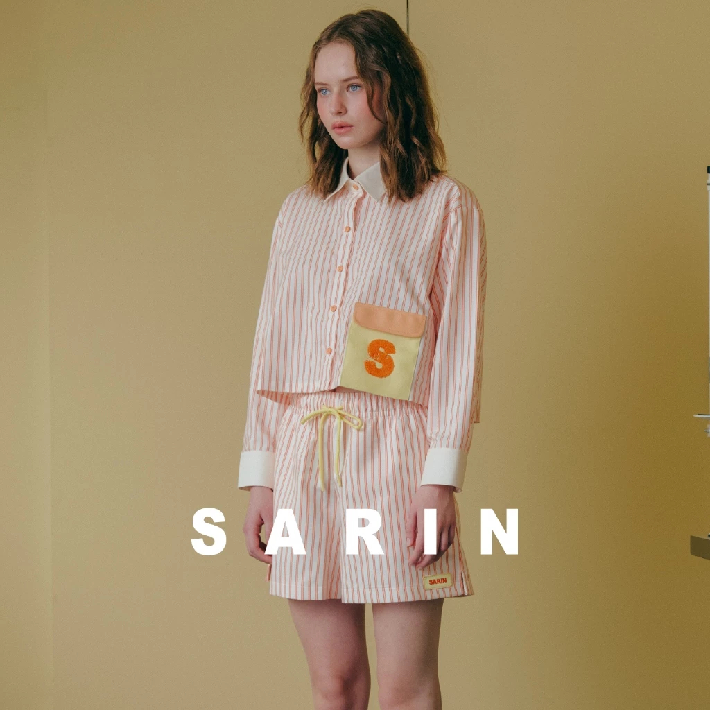 มือสอง Sarin Puipui Error Shirt : Orange Jam