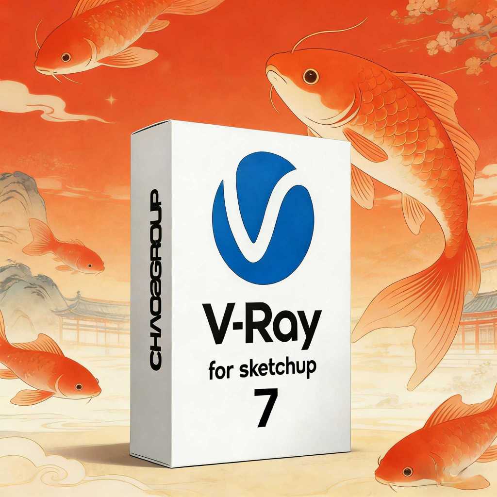 V-Ray 7.xx for SketchUp 2021-2025 โปรแกรมเรนเดอร์ สำหรับ Windows and Mac