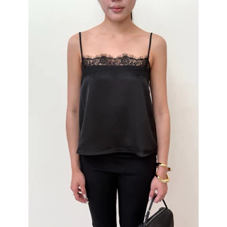 LE DOS - Hailey Top เสื้อสายเดี่ยวขอบลูกไม้ *ใส่ได้ 2 ด้าน