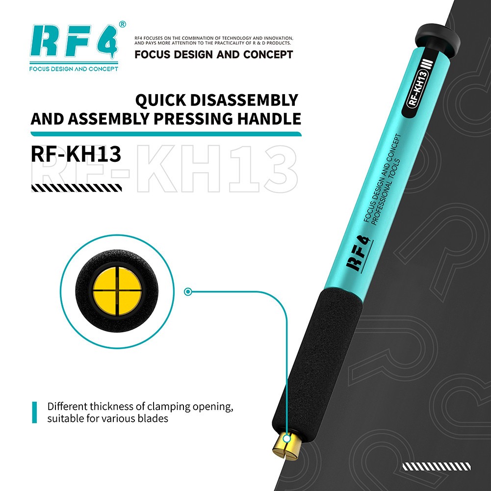 RF4 RF-KH13 4in1 Quick Disassembly Pressing Blade Handler สำหรับโทรศัพท์มือถือ PCB เมนบอร์ด IC ชิปกําจัด - รูปที่ 4