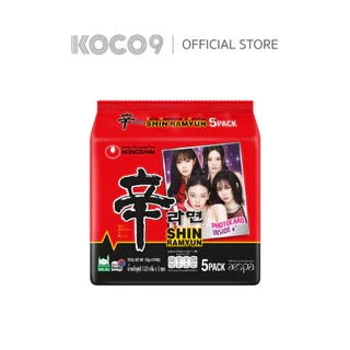 [แพ็คเกจ aespa] Shin Ramyun ชินรามยอน นู้ดเดิ้ล ซุป (บะหมี่กึ่งสำเร็จรูปพร้อมซองเครื่องปรุงรสเผ็ด) [สุ่มลาย]