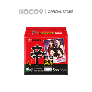 [แพ็คเกจ aespa] Shin Ramyun ชินรามยอน นู้ดเดิ้ล ซุป (บะหมี่กึ่งสำเร็จรูปพร้อมซองเครื่องปรุงรสเผ็ด) [สุ่มลาย]