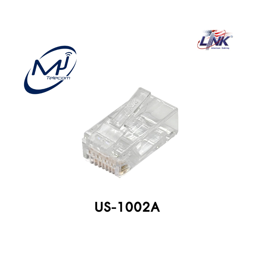 Plug RJ45 CAT6 LINK (US-1002AA) 10/Pack