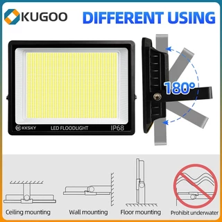KUGOO สปอตไลท์ LED Spotlight 2000W โคมสปอร์ตไลท์ ไฟสว่าง แสงขาว กันน้ำ กันฝุ่น IP68 ไฟกลางแจ้ง ไฟสวน