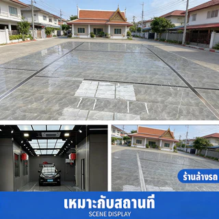 ร่องระบายน้ำสแตนเลส 304 ใช้ได้ทั้งสวนและครัว