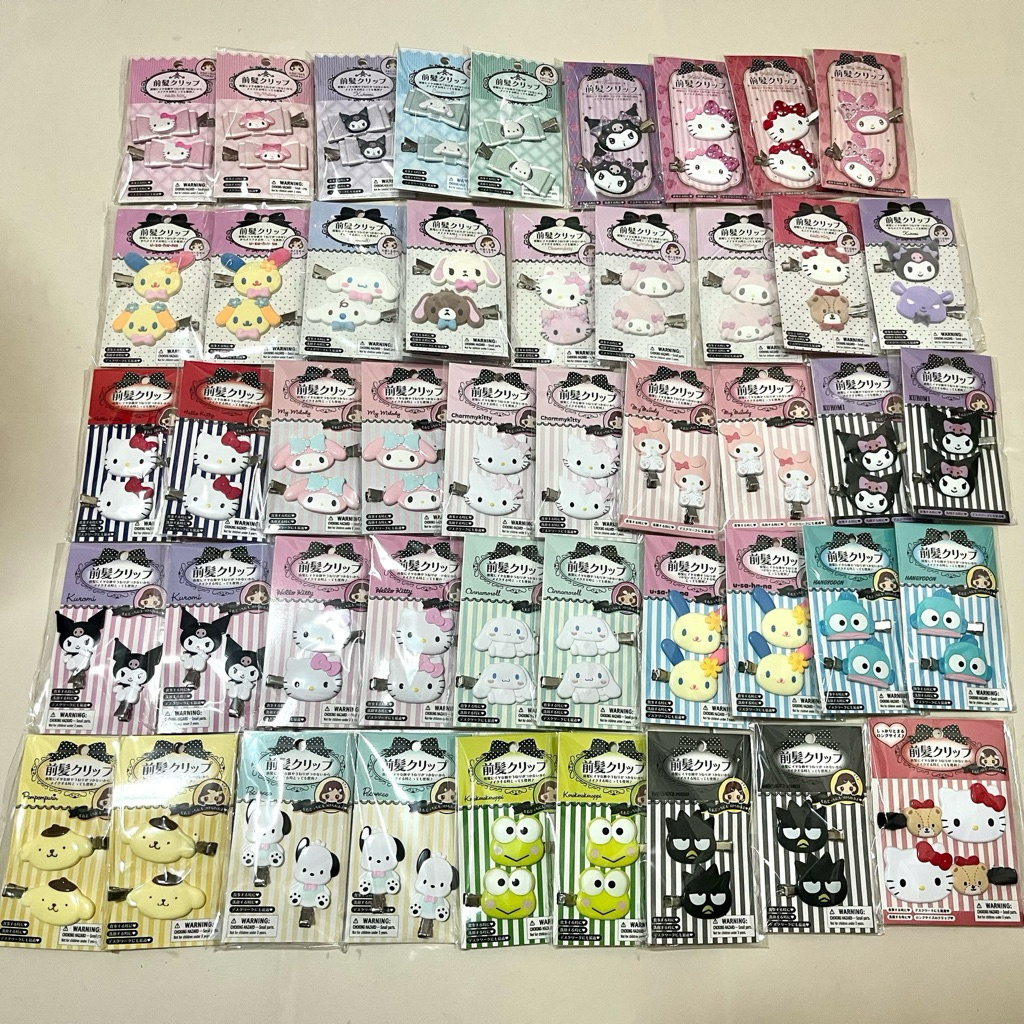 ‼️ราคาถูกที่สุด‼️ ✅💗พร้อมส่ง กิ๊บซานริโอ้ ของแท้100% sanrio hair clip kitty mymelody kuromi สินค้า
