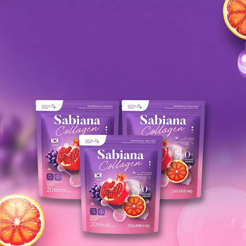 (2 แถม1) Sabiana ซาเบียน่า แบบผงชง วิตามินผู้หญิง บำรุงภายใน เพิ่มฮอร์โมน ราคา ถูกที่สุด ดีลบีเคเค รูปภาพหลัก