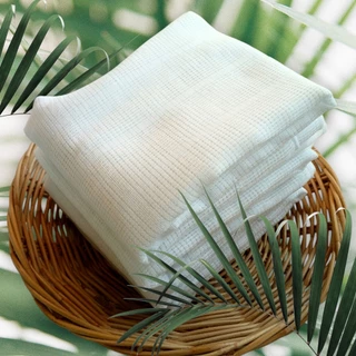 (แพ็ค 6 ผืน) ผ้าเช็ดน้ำไก่ชน ผ้ากาดน้ำไก่ชน ขนาด 50x60 ซม. ผ้าฝ้ายสีขาวสะอาด ปลอดภัย ผ้าเช็ดไก่ ไก่ชน (แบบไม่เย็บริม)