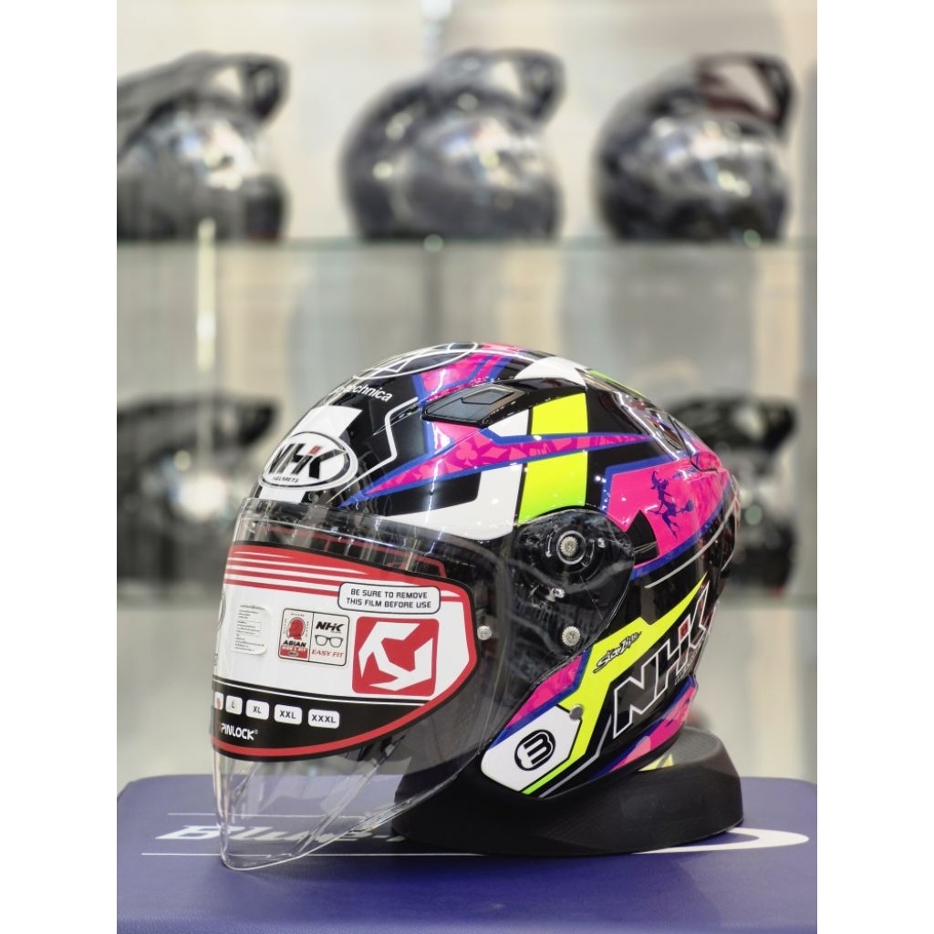 หมวกกันน็อคเปิดหน้า NHK รุ่น S1GP PRO Alonso Lopez#6