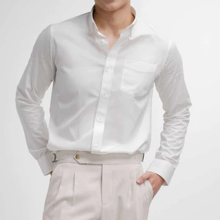 era-won เสื้อเชิ้ต ทรงปกติ Ultrafine Dresshirt แขนยาว สี Double White (ป้ายใหม่)