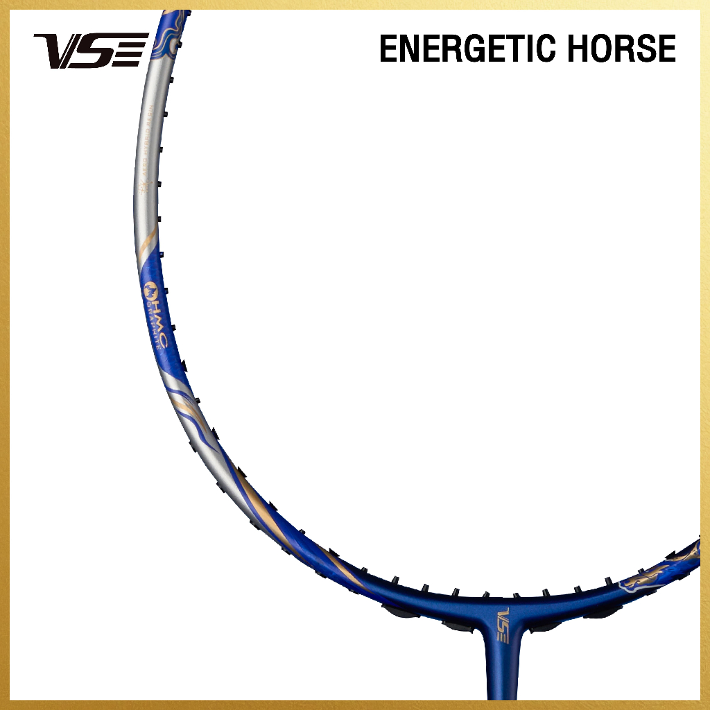 VS ไม้แบดมินตัน รุ่น Energetic Horse Boxset แถมกริปคละสี+เอ็น+ซอง *ขึ้นเอ็น กรุณากดที่ตัวเลือกขึ้นเอ็นเท่านั้น* — صورة 7