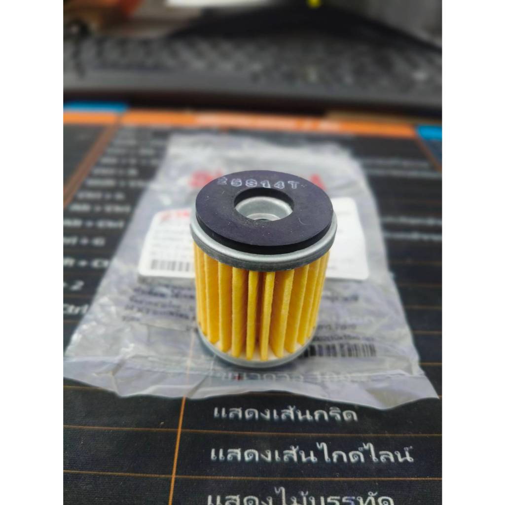 ไส้กรองน้ำมันเครื่องแท้ ยามาฮ่าสำหรับทุกรุ่นไส้กรองน้ำมันเครื่องยามาฮ่า รหัส 5YP-E3440-00 (หรือ 5YP)