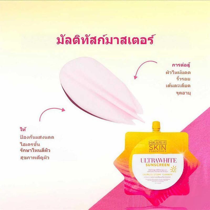 ซื้อ 1 แถม 1 HIKARI ครีมกันแดด SPF 50+PA+++ น้ำหนักเบา กันเหงื่อ ไม่เหนียวเหนอะหนะ กันแดด UV ครีม 50g สกินแคร์ - รูปที่ 2